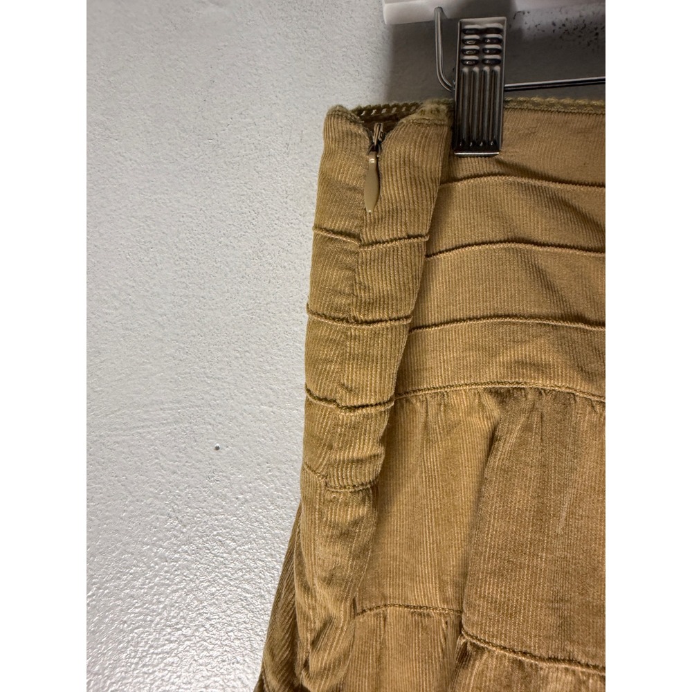 Womens Mossimo Supply 100% Cotton Skirt Size 15 Western Boho Summer Vibes brown - Picture 3 of 5